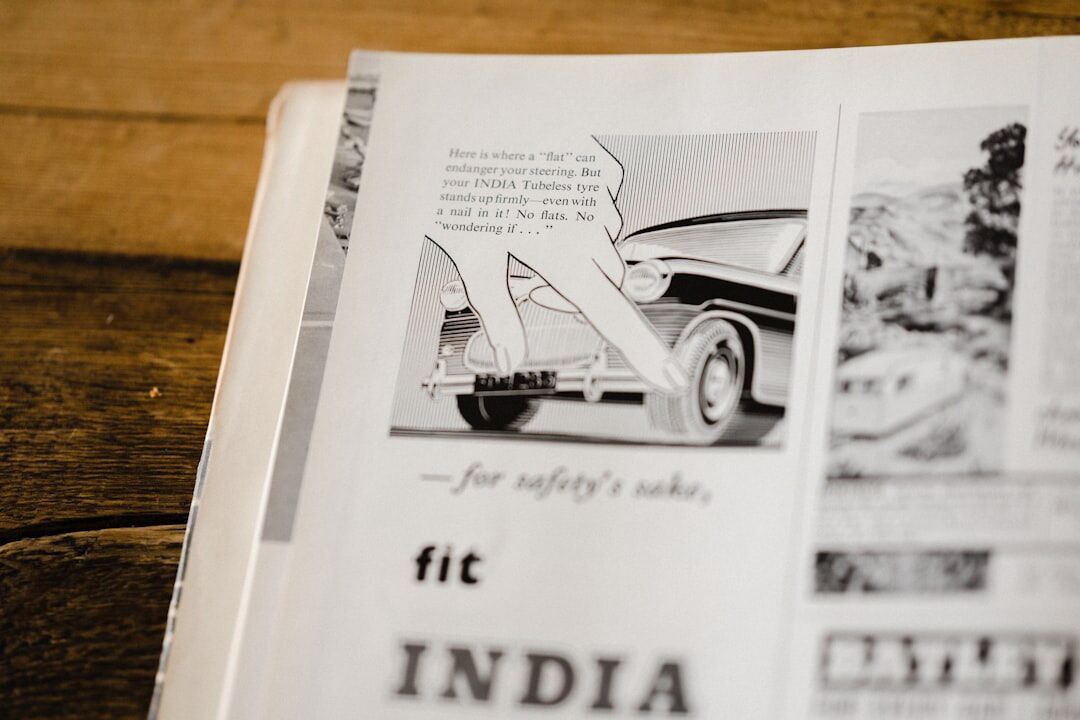 retro print ad magazine